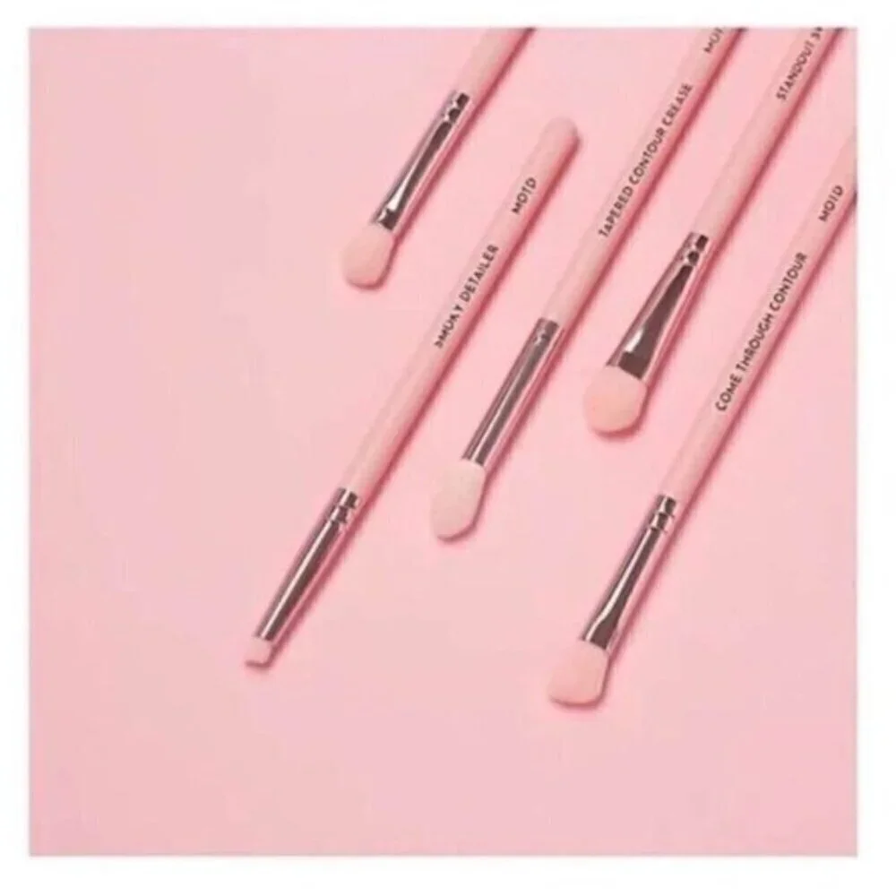 MOTD Cosmetics In A Blush Blending 5pc Eye Brush Set NEW